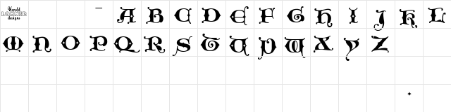 King Xmas Trial  glyph index