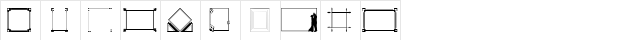 dream_frames Regular  glyph index
