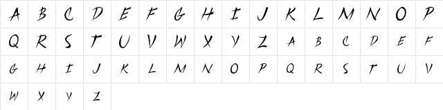 MU Regular  glyph index