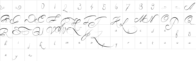 Estrela Fulguria .1748. Regular  glyph index