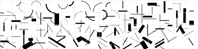 Fibonacci Regular  glyph index