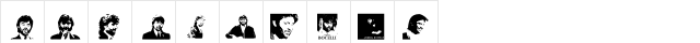 Bocelli Regular  glyph index