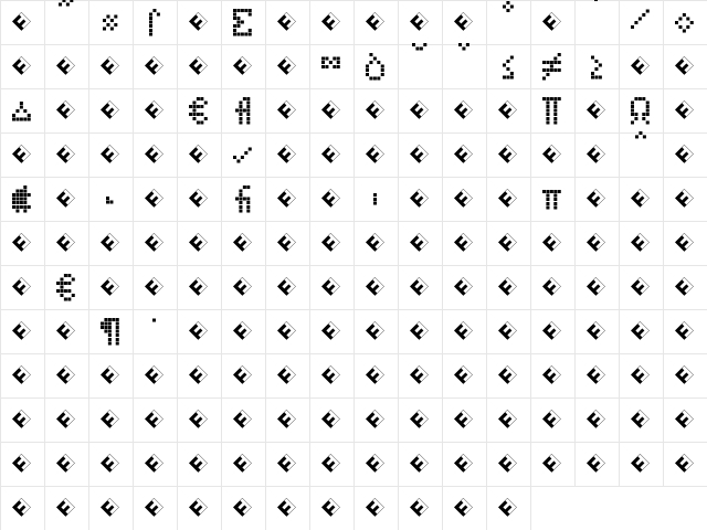 CallOne-RegularExp Regular  glyph index