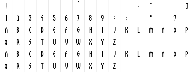 Mohabathein Regular  glyph index