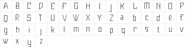MaiersNr8 Regular  glyph index