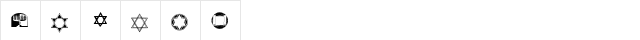 KR Passover Dings Regular  glyph index