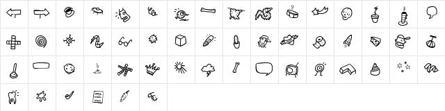 Atman dings  glyph index