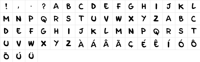 Parla Regular  glyph index