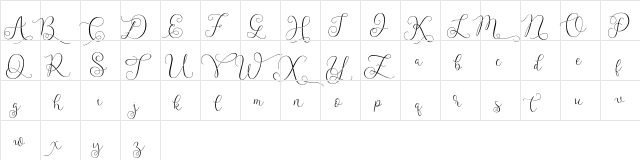 Vaelarmoster Regular  glyph index