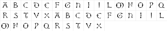 Lisbjerg Regular  glyph index
