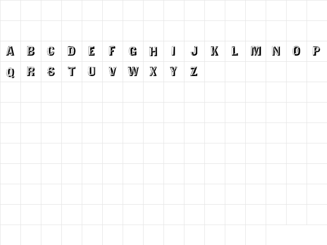 Arroyo 1 Regular  glyph index