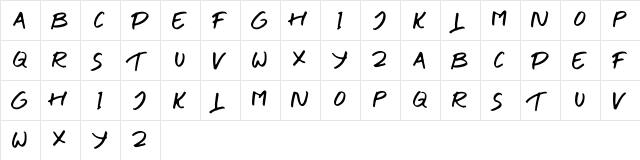 THE CROWN Regular  glyph index
