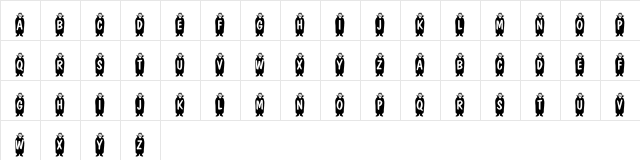 KR Drak Regular  glyph index