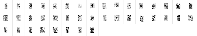 WavEd Regular  glyph index