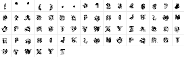 Sketch 1 Normal  glyph index