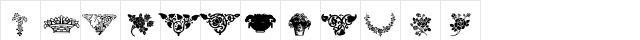 Design3 Regular  glyph index