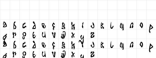 Sit With Sad Regular  glyph index