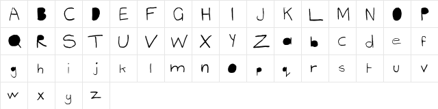 BigBrother Pen  glyph index