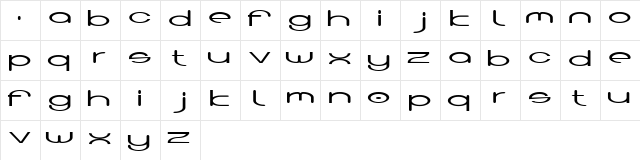 hoodoo two Regular  glyph index