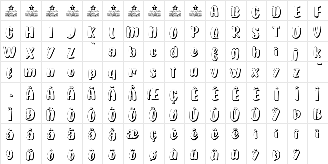 TAN PUMPKINS BACK PERSONAL USE Regular  glyph index