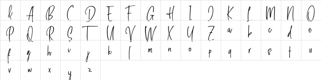 Breakfast And Chill DEMO Regular  glyph index