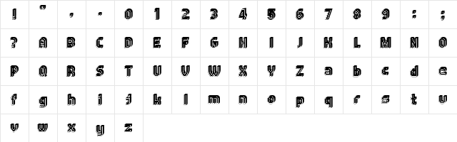 Builder Filled Regular  glyph index