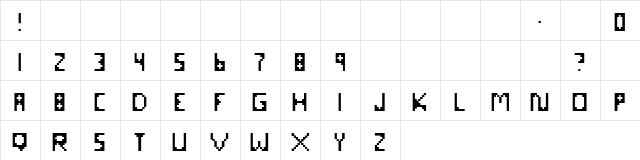 Maximum Radiation Level Regular  glyph index