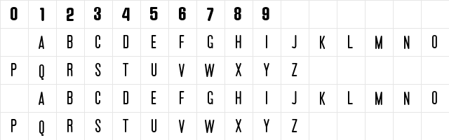 MLB Phillies Regular  glyph index