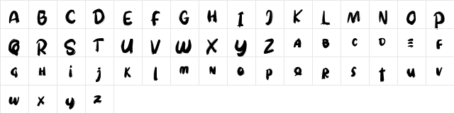 Qunomy FREE Regular  glyph index