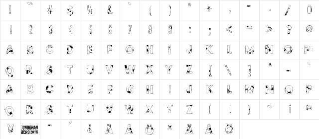 Methods of escape Regular  glyph index