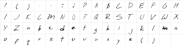 StinkBomb Regular  glyph index