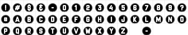 Red Signal Regular  glyph index