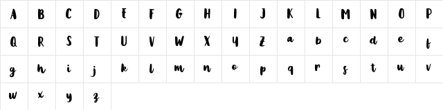 Metasha Metasha  glyph index