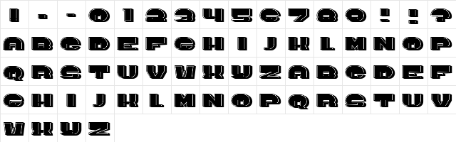 Thanks Black  glyph index