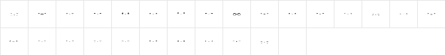 Kawaii eyes Kawaii eyes  glyph index