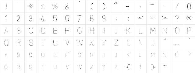 Primer Normal  glyph index
