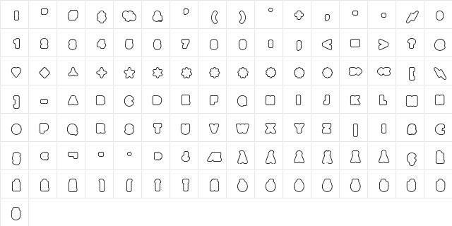 Boogie LT Std Outline 2  glyph index