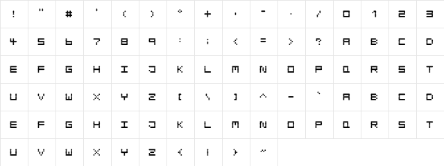 R2-D2 normal  glyph index