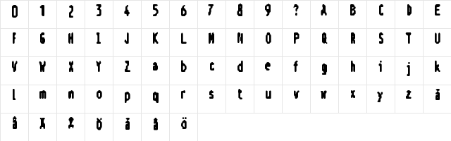 V嬤t䫴 Regular  glyph index