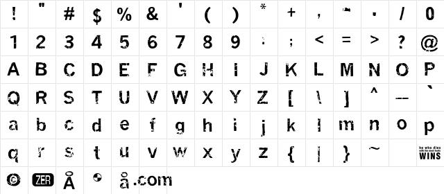 Miasm Infection  glyph index