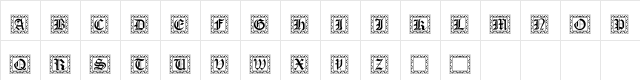 Drop Regular  glyph index