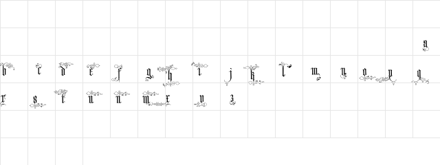 Ardenwood Demo Regular  glyph index