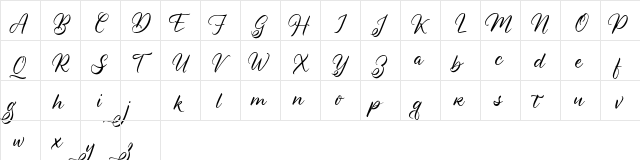Swansong FREE Regular  glyph index