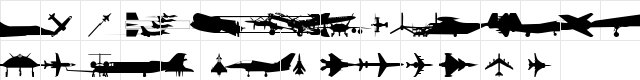 wmmilitary1 Regular  glyph index