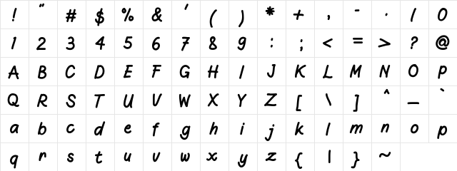 Lokananta Medium  glyph index