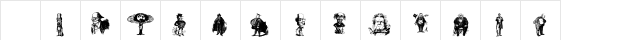 Unca Pale 2 Regular  glyph index