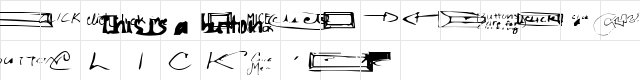 Click clickclick  glyph index
