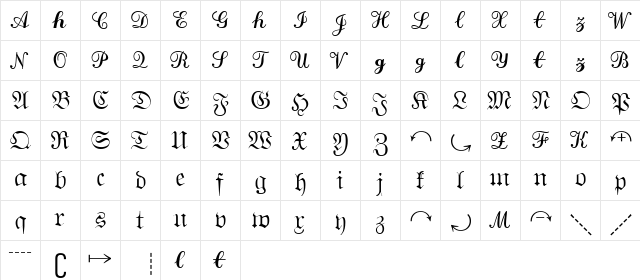 MathematicalPi 2 Regular  glyph index