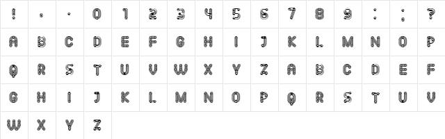 Mechanismo Regular  glyph index