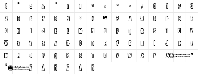 POLLUX9300 Regular  glyph index